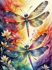 Dragonfly 5D DIY Diamond Painting Kits for Adults, Diamond Art Kits for KM586-1