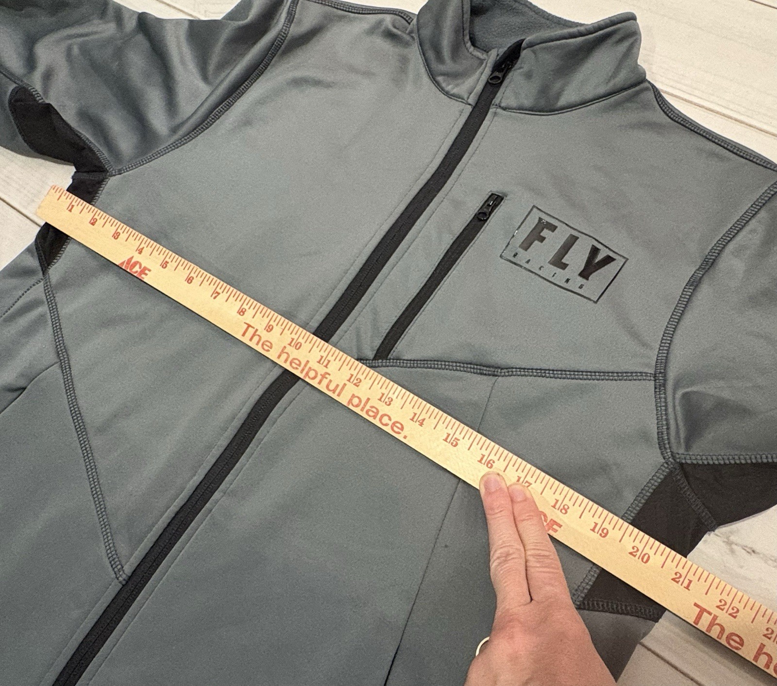 Fly Racing Mid Layer Jacket Full Zip SoftShell Mo… - image 7