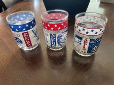 Vintage Libbey Libby NASA Apollo 11 12 14 Moon Mission Drinking Glasses Set of 3