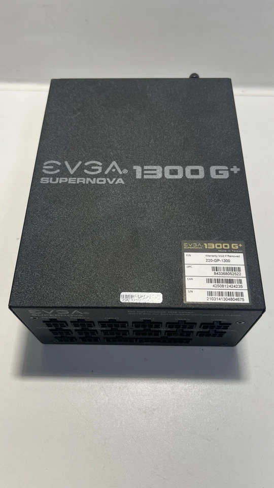 EVGA SuperNOVA 1300 G+ 1300W Fully Modular ATX Power Supply PSU - Image 3 of 4