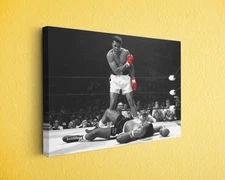 Vintage Heavyweight Boxing Champion Canvas Art - The Greatest Knockout Print