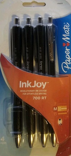 Paper Mate® InkJoy® 550 RT Ballpoint Pens, Medium Point, 1.0 mm, Translucent…