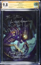 Alien #1 Ryan Brown Virgin Variant CGC 9.8 8x by Aliens Cast Signatures