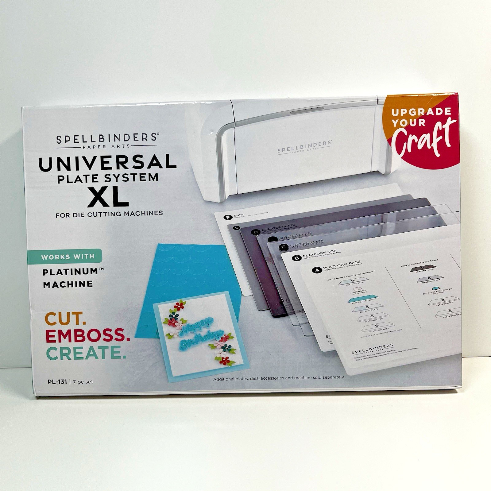 Spellbinders Universal Plate System XL PL-131 for Platinum Die Cutting Machine
