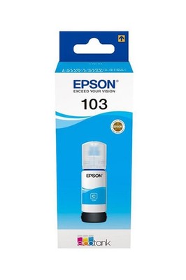 Original Cyan Epson 103 Flaschentinte (T00S2, C13T00S24A)