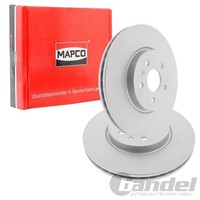 2X Mapco Bremsscheiben 300Mm BelÜFtet Vorne Passend FüR Chevrolet Trax Opel Mokk