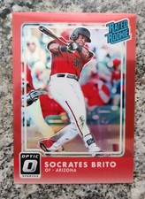 2016 Panini Donruss Optic Rated Rookies Red Socrates Brito #58 Rookie RC /99