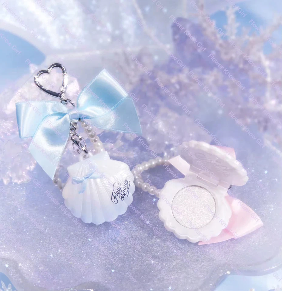 Flower Knows Shell Pearl Collection Highlighter Palette Shimmer Glitter iluminad - Image 4 of 4