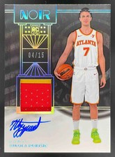2024 Noir Rookie Patch Color International #362 Nikola Durisic Auto /15