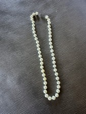 18 Inch Vintage Pearl Necklace With Barrel Clasp Stunning Condition 