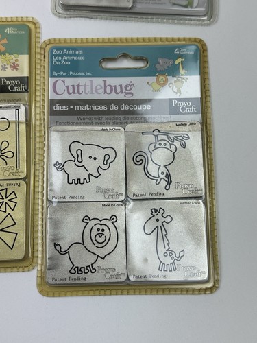 Cuttlebug Provo Craft Dies Embossing Plates Accessories Lot No Machine - Afbeelding 2 van 10