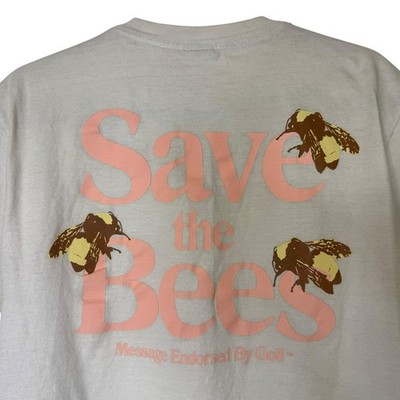 Golf Wang FlowerBoy Save The Bees Sz M Beige Graphic T-Shirt Tyler