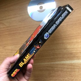 BLAM! MACHINEHEAD COMPLET BO&Icirc;TE NOTICE SEGA SATURN PAL Deutsch CIB OVP jeu - VGC