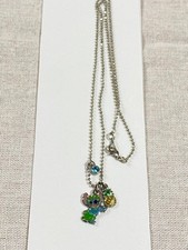 Disney Necklace Disney Stitch Pineapple Charm Necklace Glitter