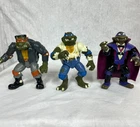 Vintage TMNT Action Figure Lot Frankenstein Leo Wolfman Don Vampire Donatello