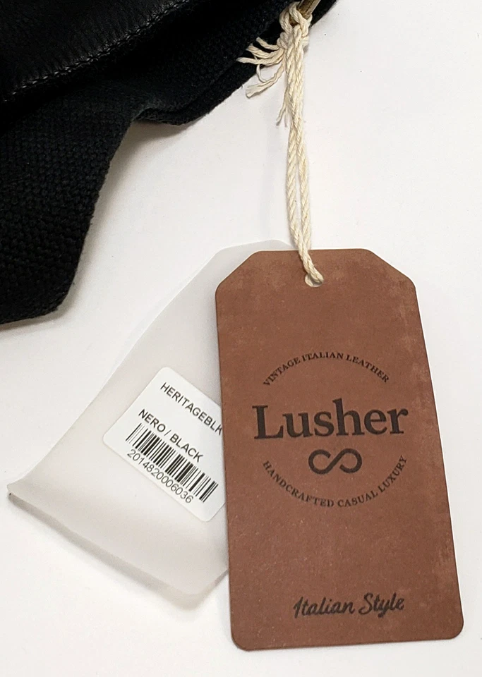 Lusher Sling Bag, HERITAGE, Backpack, Black Leather, WAS $300 *NEW!* - Image 2 of 4