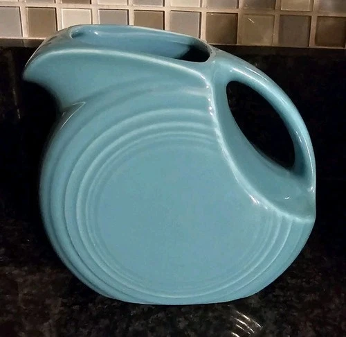 Turquoise FIESTA Fiestaware SMALL 28 OZ Juice Disc Pitcher