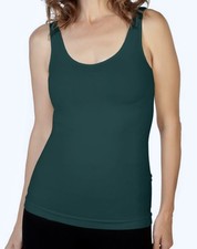 Yummie Seamlessly Shaped Reversible Dk Green Tank Top Firm Control Womens S M L