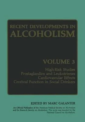 Recent Developments in Alcoholism Volume 3 Springer Nature B.V. P