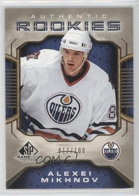 2006 SP Game Used Edition Authentic Rookies Gold Alexei Mikhnov Rookie RC 0v1