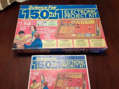 Science Fair 150 In 1 Electronic Project Kit - Radio Shack Cat.No. - 28-248 