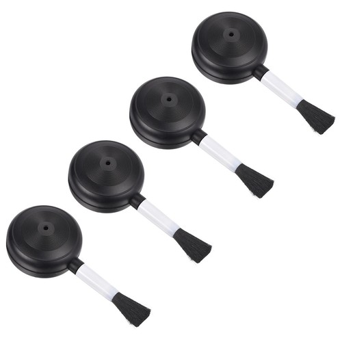 Air Dust Blower 4Pack 25mm Keyboard Brush for Computer Screens Black