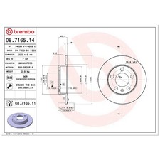 2x Bremsscheibe hinten für Seat Ibiza 3 6L1 4 6J1 6J5 6J8 5 KJ1 Leon | 845300