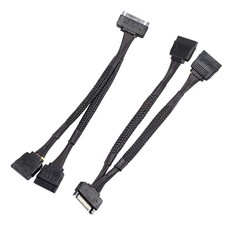 SATA Power Splitter Cable 2 Pack SSD Power Cable HDD Power Cable Hard Drive...