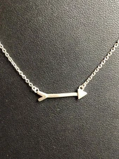 6647 Boma Sterling Silver 925 Arrow necklace 16" 2grams