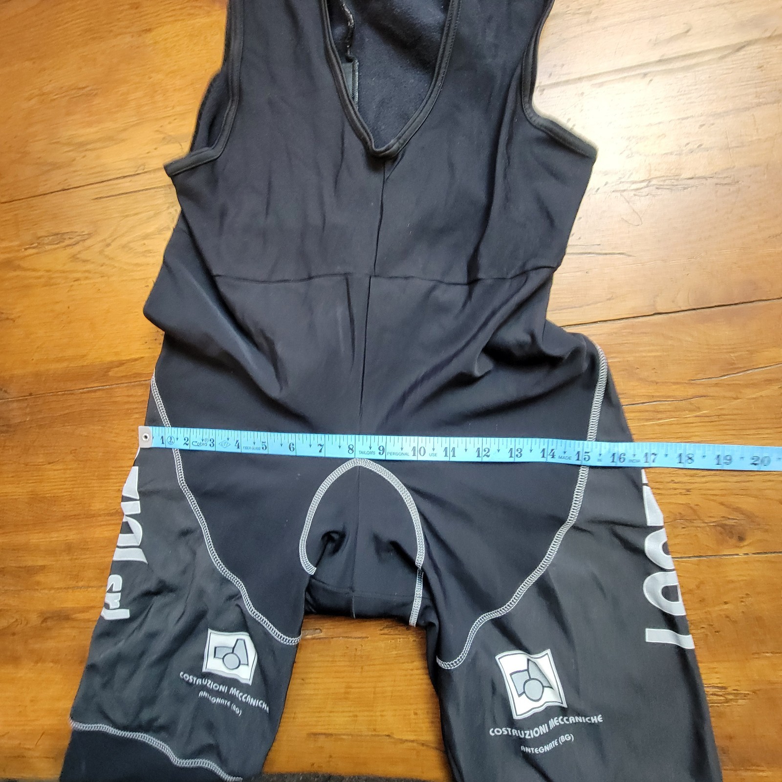 Rosti Mens XL Cycling 3/4 Bibtights Italy 18" 16.5" (8/10) Thermal Polyamide