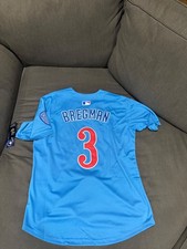 Alex bregman Chicago cubs blue alternate jersey men’s size xl new