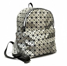 Castle Co Epcot Spaceship Earth Geometric Backpack Silver Reflective Mint