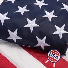 Embroidered American Flags for Outside 3x5 ft, Heavy Duty 3x5 ft American Flag
