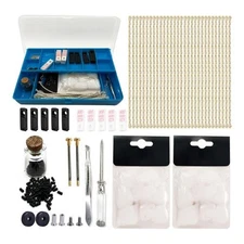 Zippo Lighter Repair Maintenance Kit w/ Flint, Wick, Cotton, Felt Pads, Tweezers