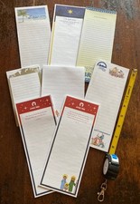 Lot of 8 ea. Notepads for Kitchen Office Home Work Grocery List Organization