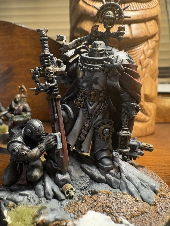 Warhammer 40k Templarios Negros Capellán Grimaldus y Retinue BT-KR Foto 4 de 4