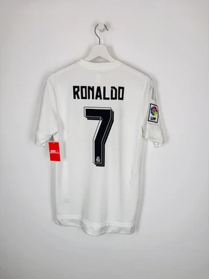 MAILLOT DE FOOTBALL REAL MADRID 2015/2016 DOMICILE - CRISTIANO RONALDO #7 (S) - Photo 1/4