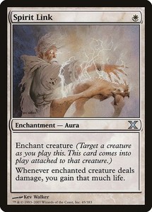 Spirit Link #45 10th Edition Magic: The Gathering Uncommon