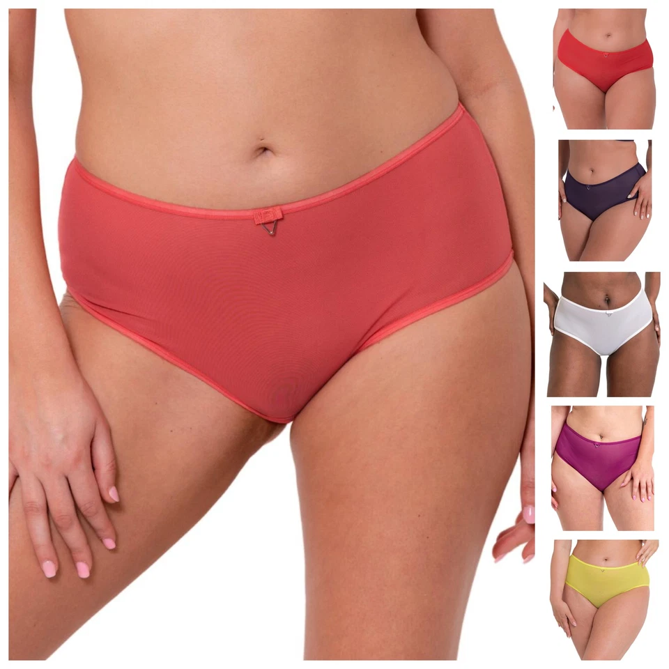 Curvy Kate Victory Shorty Brief Semi Sheer Knickers Womens Lingerie CK9003