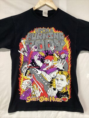Upon A Burning Body Shirt Mens Medium Metal Band Tee Sweet