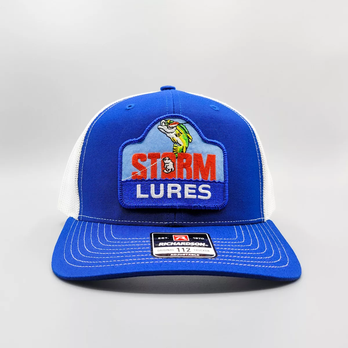 Storm Lures Hat, Bass Fishing Hat, Retro Patch Richardson 112 Gift for  Fisherman