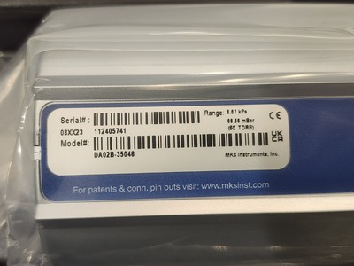 MKS Instruments Baratron  Capacitance Manometer w/EtherCAT DA02B-35046 - 50 Torr