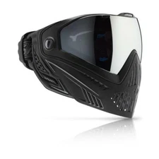 NEW DYE Invision I5 Paintball Goggle System Onyx Black/Grey Thermal Mirror Lens