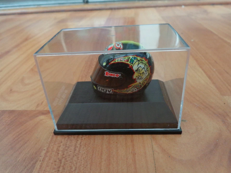 MINICHAMPS 1/8 Valentino Rossi Gp 125 Aprilia 1997 Moto Gp AGV Fahrrad Helm - Bild 2 von 2