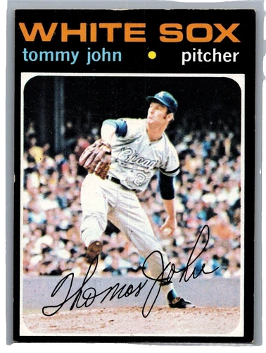 Topps Tommy John Baseball 1971 Season Sports Trading Cards & Accessories