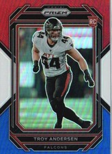 2022 Panini Prizm #394 Troy Andersen Red White and Blue