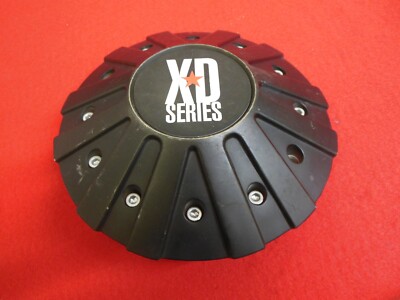 KMC XD  Custom Wheel Center Cap Flat Black Finish 846L215