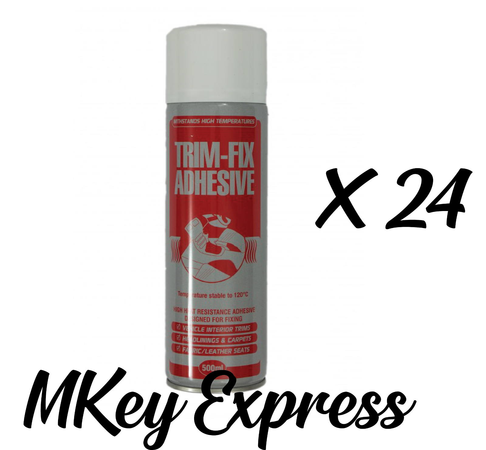 Trim Fix 500ml High Temperature Spray Adhesive Heat Resistant Glue Head
