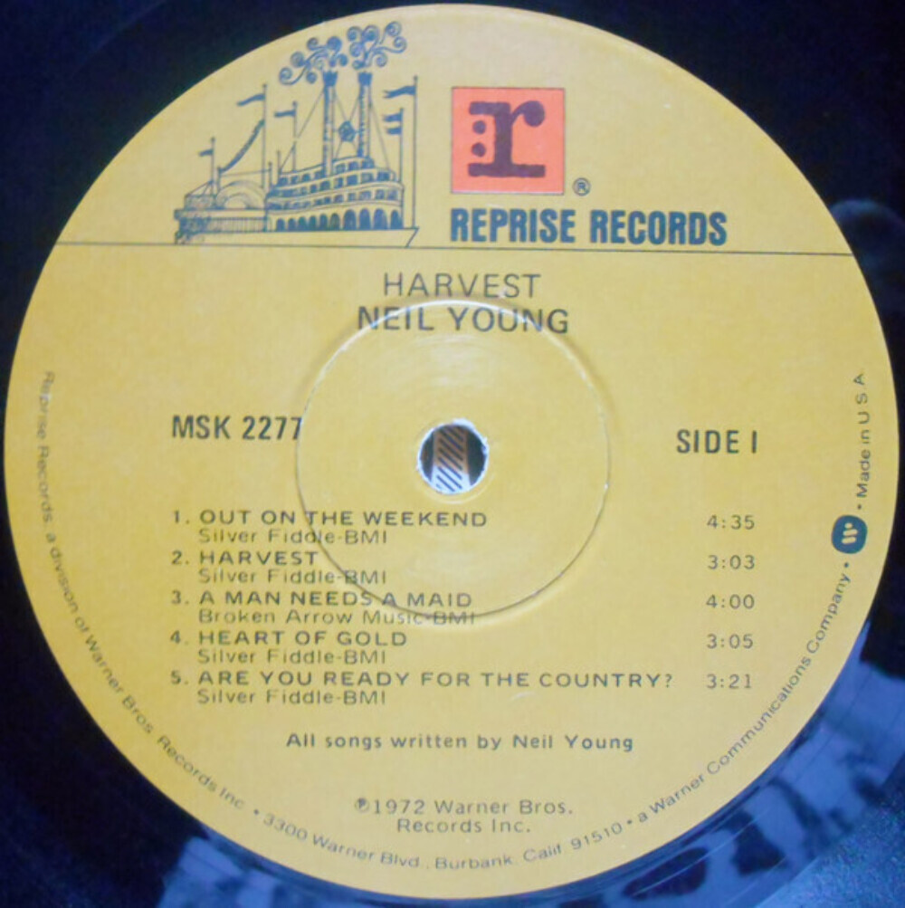 【LP】ニール•ヤング / ハーヴェスト　補充票付　見本盤　P-8120R Neil Young / Harvest (JP Early Issue) - DISK-MARKET