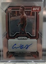 CHIDI NJOKUANI 2023 Panini UFC Prizm ROOKIE Super Star Autographes